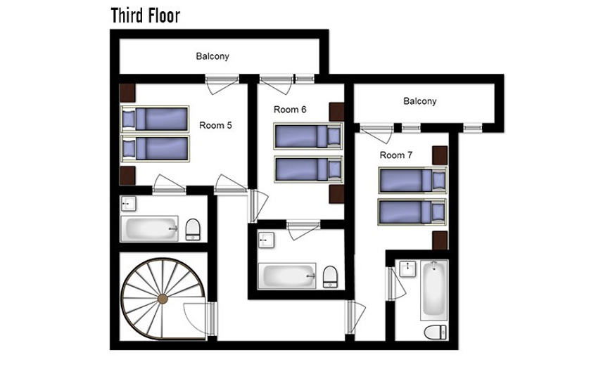 Chalet Abricot Val Thorens Floor Plan 2